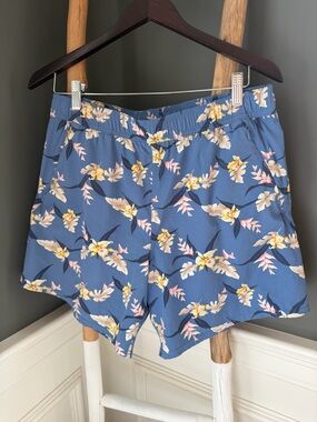 Fair Harbor tropical twilight lined swim trunks